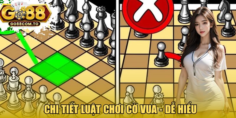 Chi tiết luật chơi cờ vua - dễ hiểu