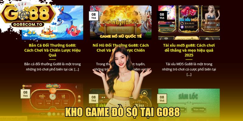 Kho game GO88 đồ sộ 