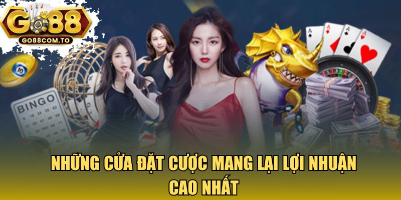 Những cửa đặt cược mang lại lợi nhuận cao nhất